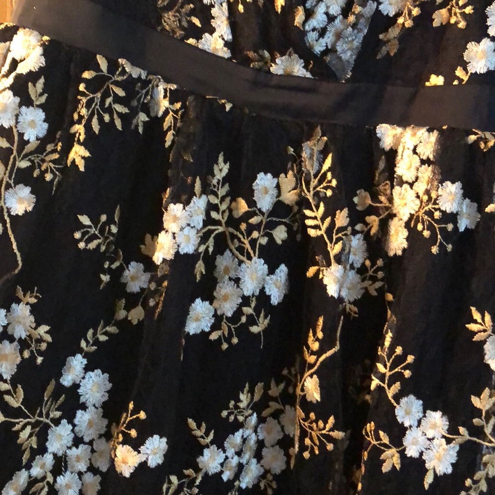 Embroidered Fit and Flare Cocktail Dress PriceFIRM - Picture 3 of 4